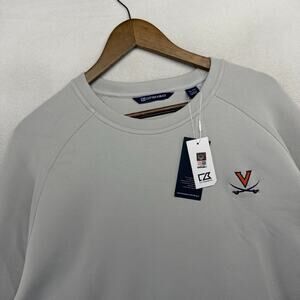 Virginia University Sweatshirt Men's XL Gray Embroidered Crewneck Cavaliers NEW
